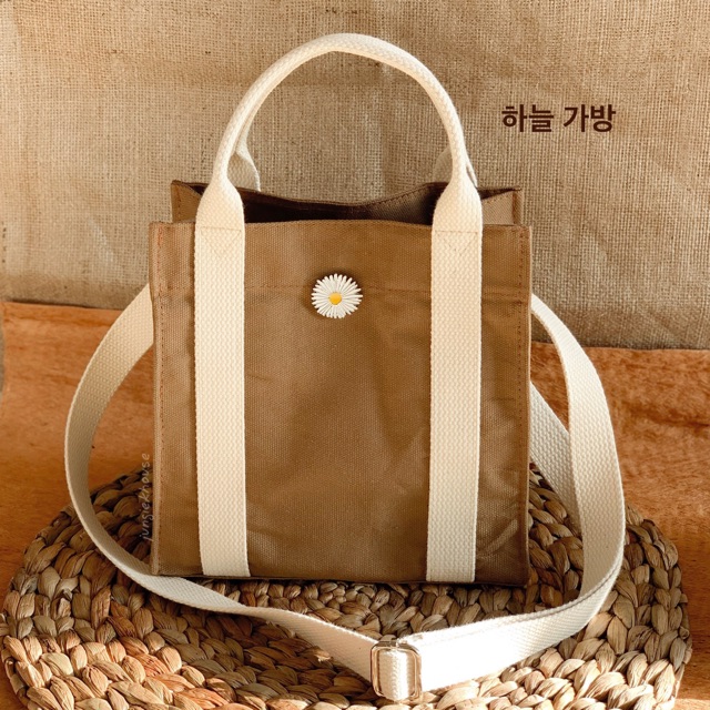 Haneul Bag  ( 하늘 ) Free pouch &amp; pin tas kanvas wanita korea