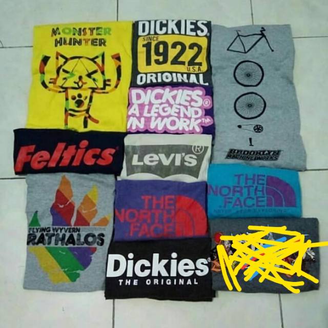 Borongan kaos second