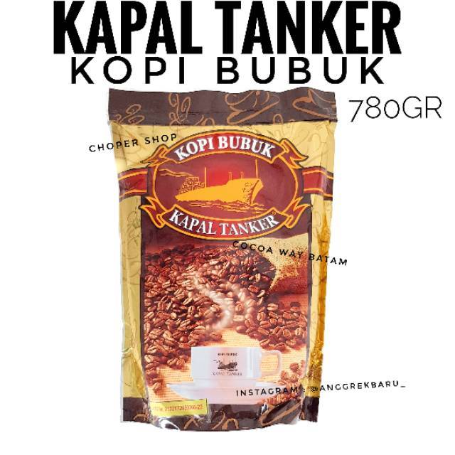 

Kopi Kapal Tanker StandPack 780gr / Kopi Bubuk Kapal Tanker