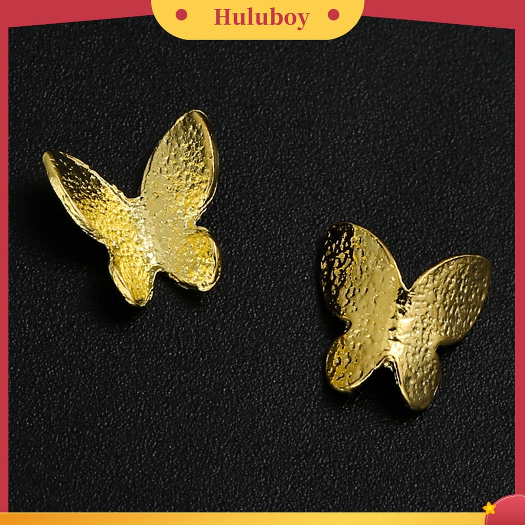 Huluboy Huluboy♡ 100pcs / Pak Kupu-Kupu 3D Untuk Dekorasi Manicure