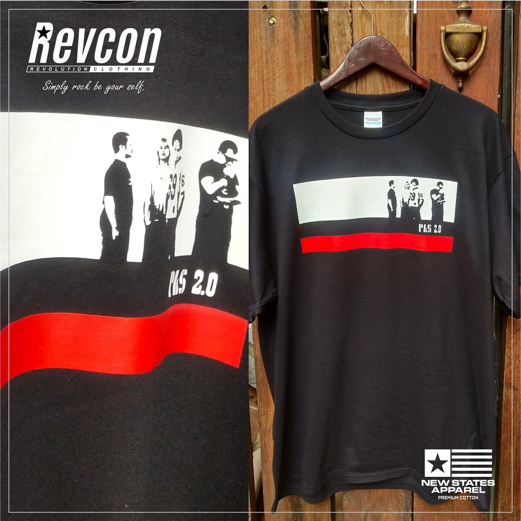 Kaos baju tshirt musik band PAS BAND 2.0