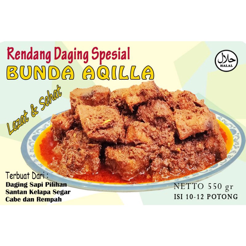 

Rendang Daging Sapi Spesial, 500 gr.