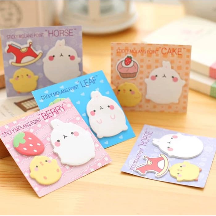 

Dijual Sticky Notes Motif Kelinci Putih dan Anak Ayam (60 Lembar)
