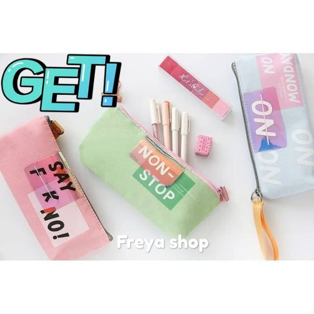 

Temapt pencil model baru Tempat Pensil NO and NO / Tempat Kosmetik - Merah Muda