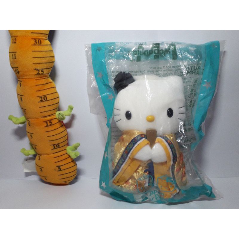 BONEKA KARAKTER HELLO KITTY KOSTUM WEDDING JAPAN ORI SANRIO BY DEAR DANIEL HAPPY MEAL TOYS MCD