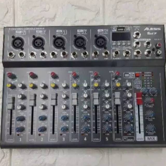 BEST 7 MIXER 7 CHANNEL USB-MP3 BLUETOOTH RECORDING