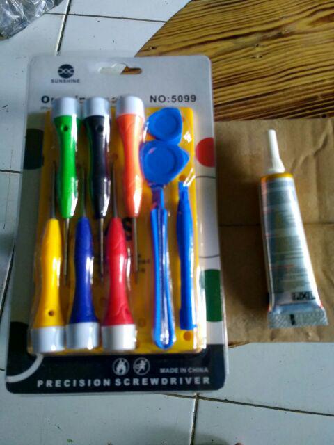 Obeng Set Plus Opening Tools Set Sunshine 5099 Bisa Untuk Semua Merek Handphone - Obeng Hp