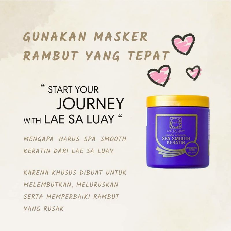 Masker Rambut Lae Sa Luay SPA Keratin