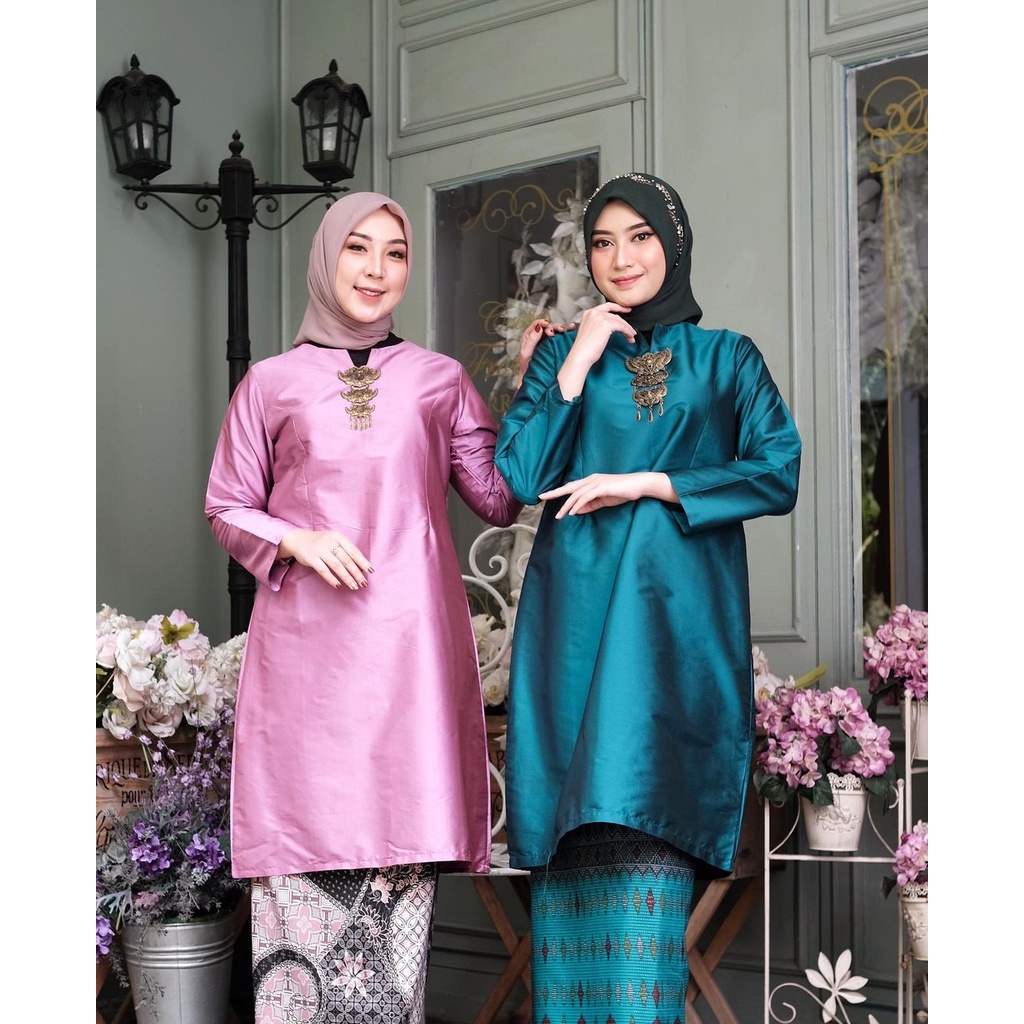 AZURAH SCRAF // Setelan Kebaya Modern | Baju Kebaya | Baju Kurung Malaysia | Setelan Kebaya Tafeta | Set Kebaya Modern | SET CHANTIKA