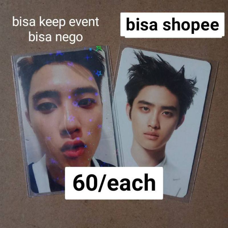 PHOTOCARD PC EXO D.O KYUNGSOO EXO TEMPO EMPATHY LMR OVERDOSE LOVE SHOT OFFICIAL