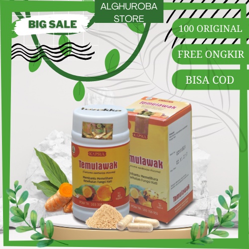 Herbal Magh Kapsul Temulawak Tazakka isi 60 kapsul ORIGINAL BPOM