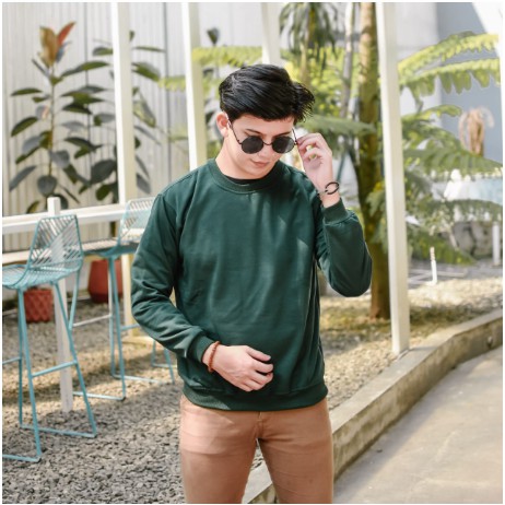 BASIC SWEATER O NECK - SWEATER LEMBUT TERLARIS