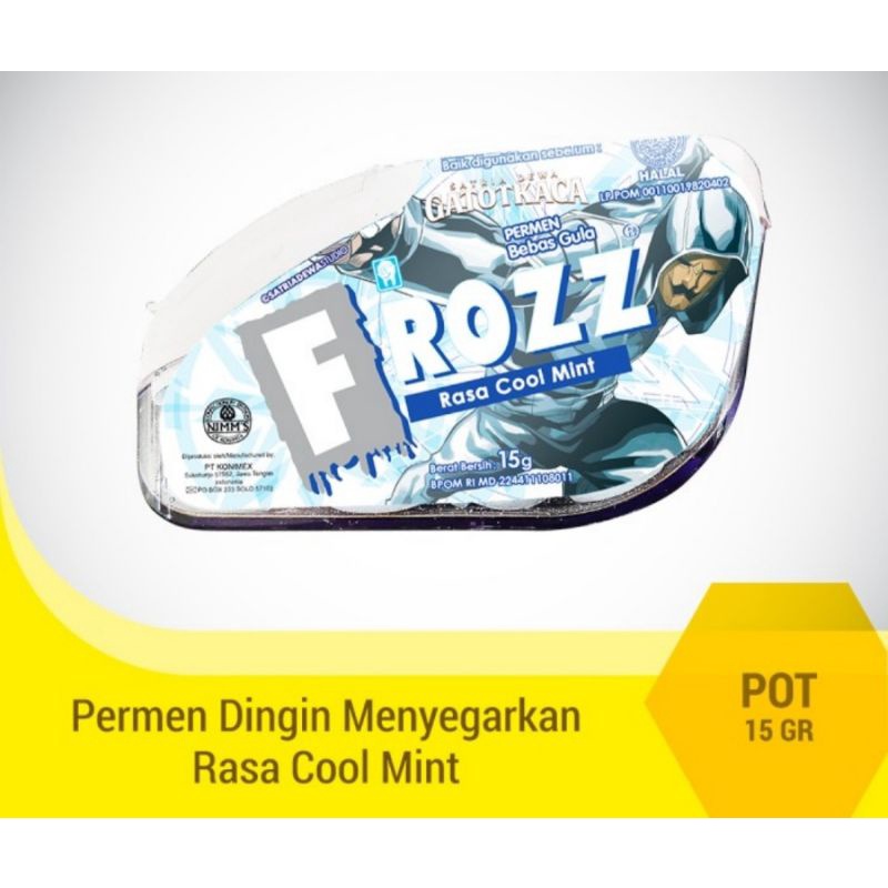 

FROZZ COOL MINT BEBAS GULA