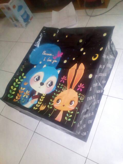 Tas Laundry Murah / Tas Karung Plastik Besar / Tas Baju / Tas Multifungsi