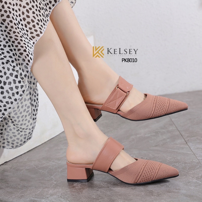 Kelsey Sandal Hak Tahu 4cm Wanita / Sandal Heels Wanita PK8010