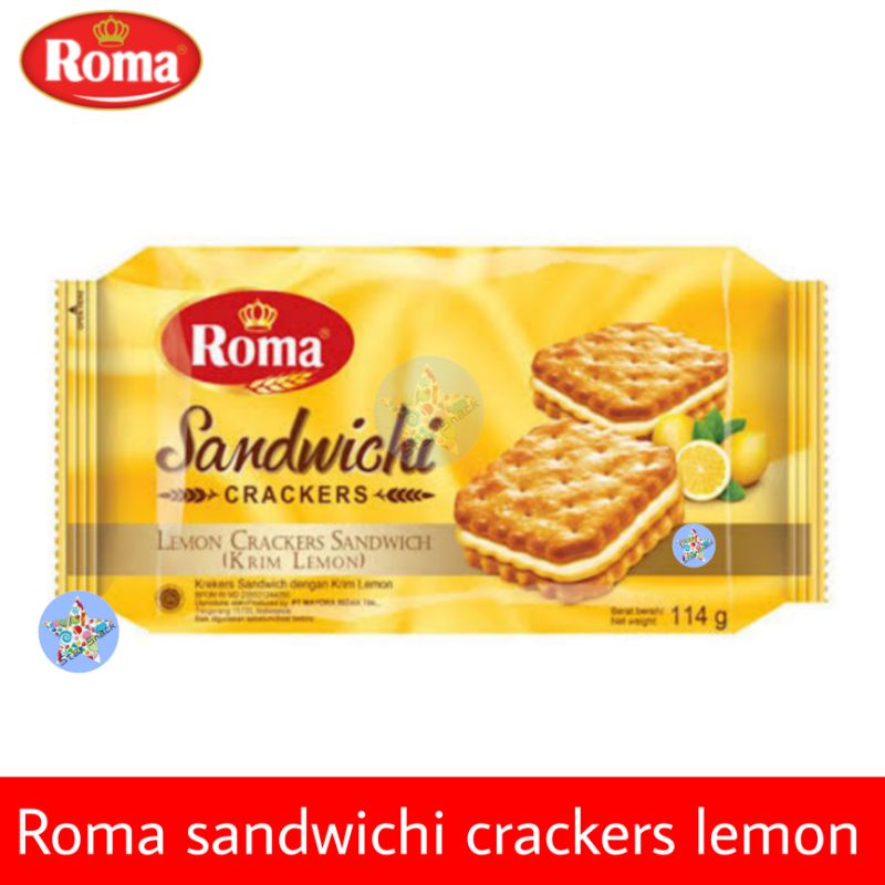 

Roma Sandwichi lemon crackers 120 gr