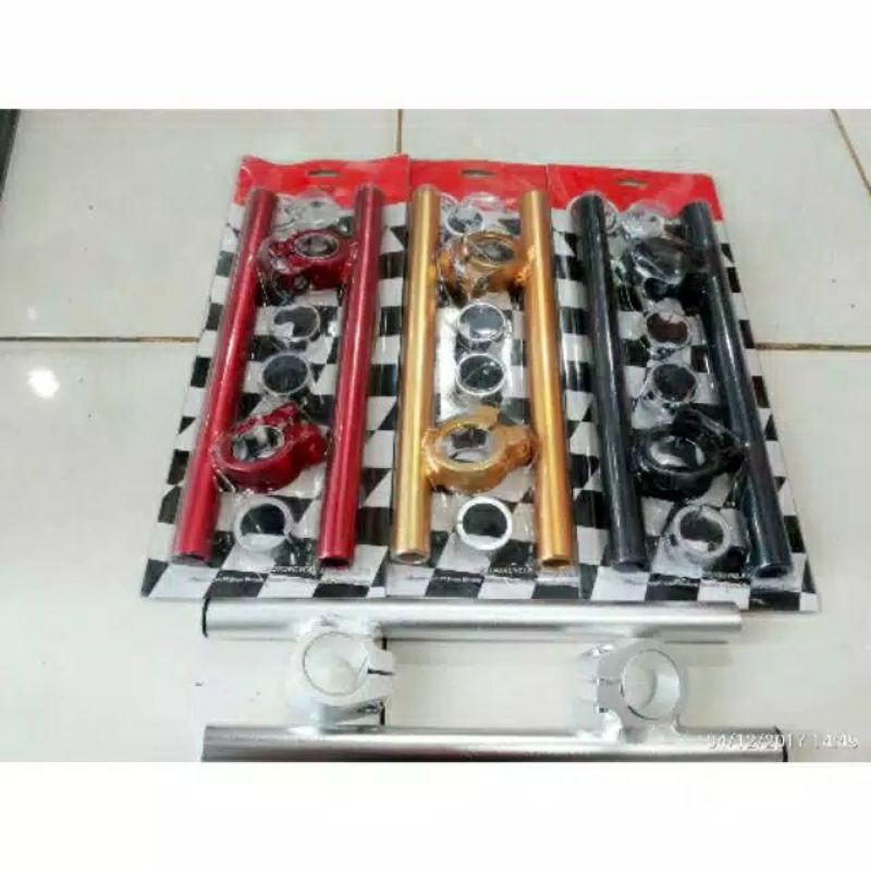 Setang stang stir jepit 15 derajat fu ninja rx king sonic cs1 vixion