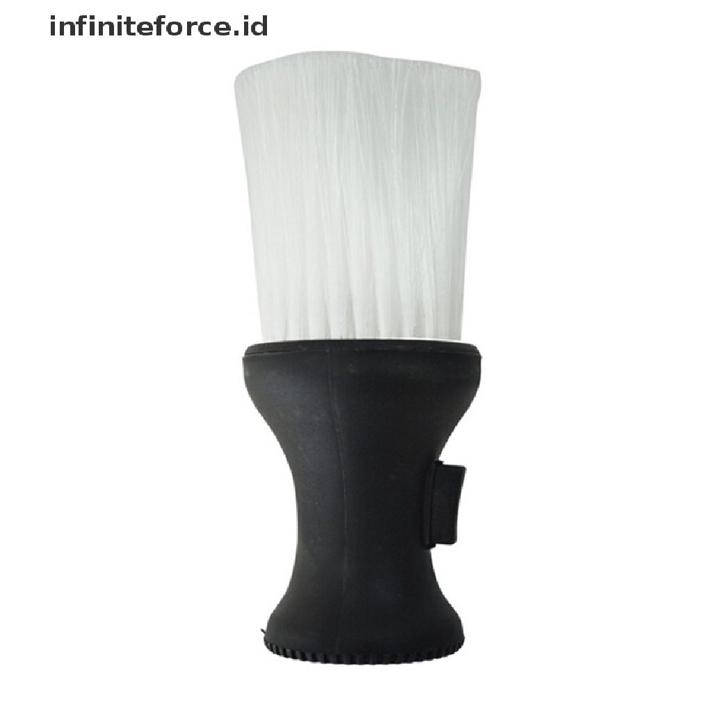 (Infiniteforce.Id) Sikat Pembersih Leher Warna Hitam Untuk Salon / Barber