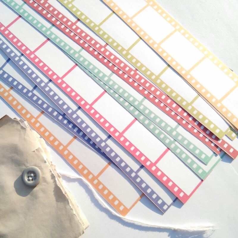 

[Jinjukuki] Strip Film Rainbow Sticker Kertas HVS