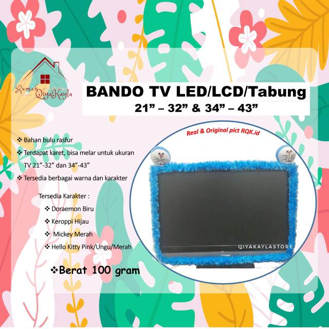 BANDO TV BULU RASFUR 21-43 inch - 22” 24” 32” 34” 40” 42” 52”