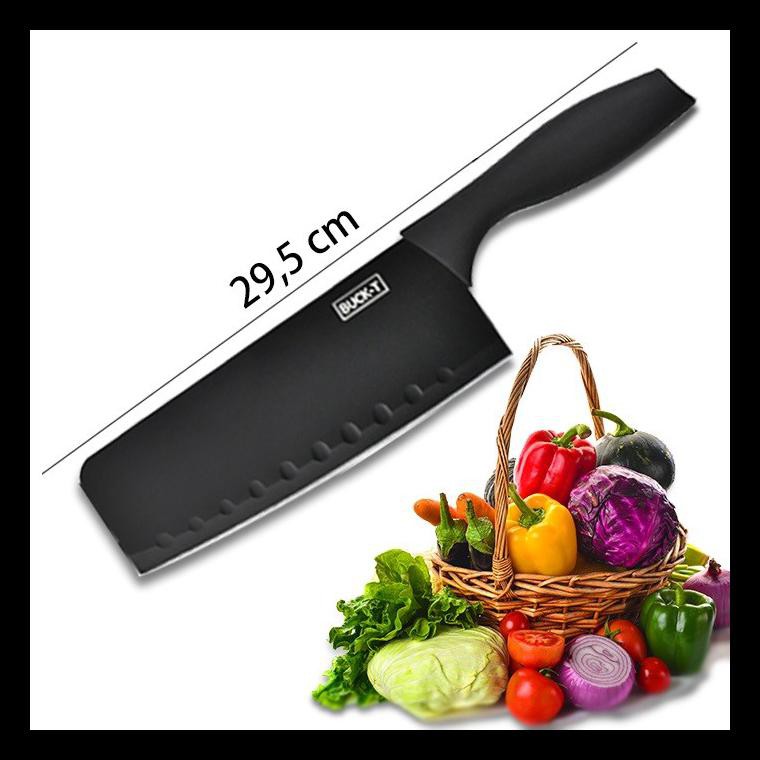 Ready Pisau Dapur 1 Set Buck - I Knife Kualitas Premium Anti Karat Aksesoris Dapur