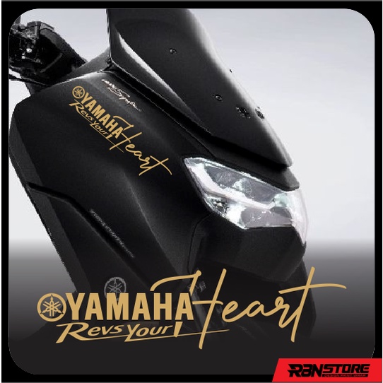 STIKER VARIASI MOTOR YAMAHA NMAX , AEROX, MIO CUTTING STICKER SIGNATURE HOLOGRAM DAN WARNA SOLID