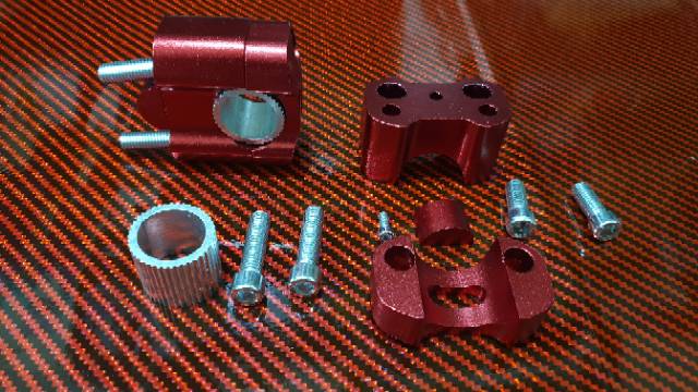 RAISER STANG PENINGGI STANG CNC GSXR R15 NINJA RR NINJA R SONIC CB 150R VIXION XABRE 1 SET(2PCS)