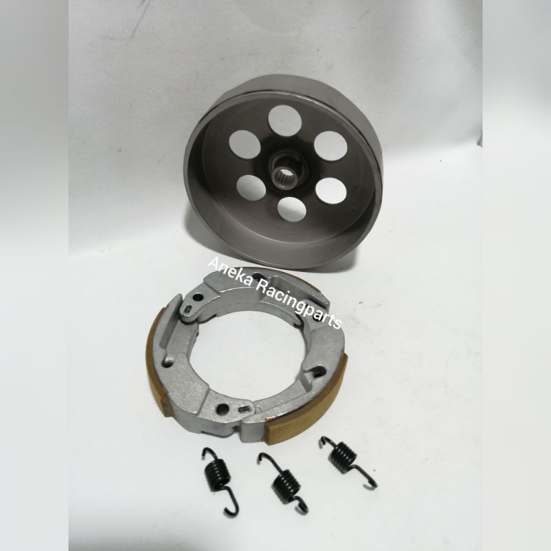 mangkok kampas ganda mio satu set kampas dan per solusi anti gredek