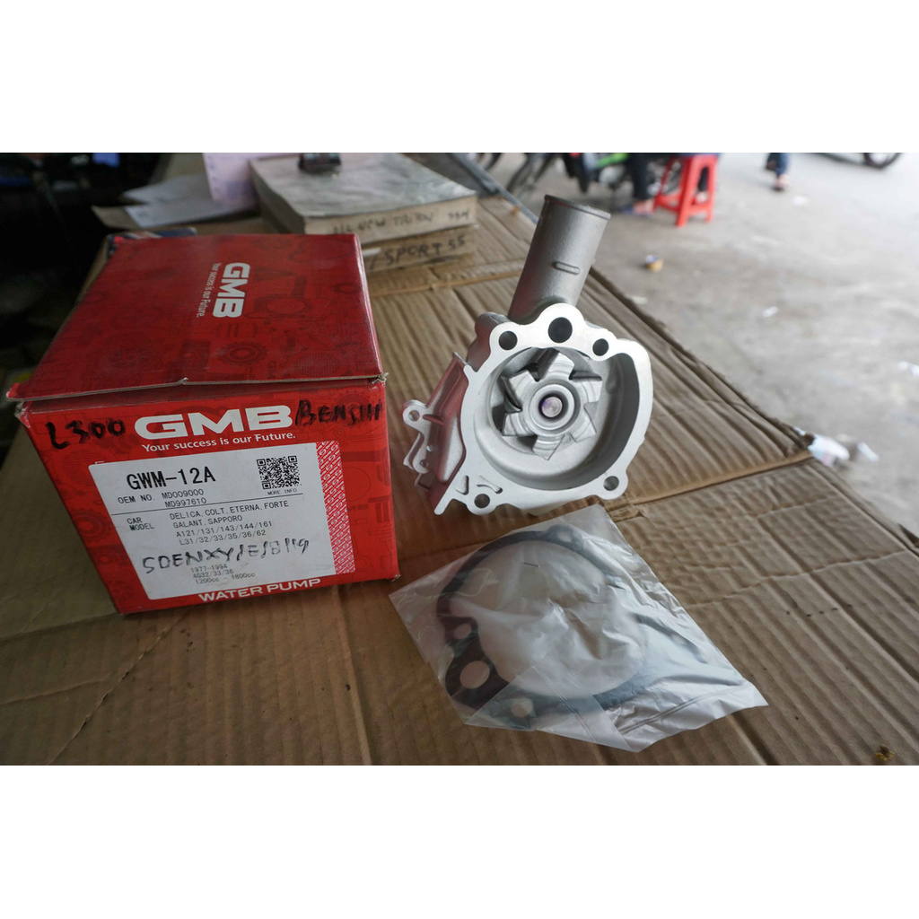 Water Pump Waterpump Mitsubishi L300 Bensin/Lancer 80-82 GMB GWM-12A