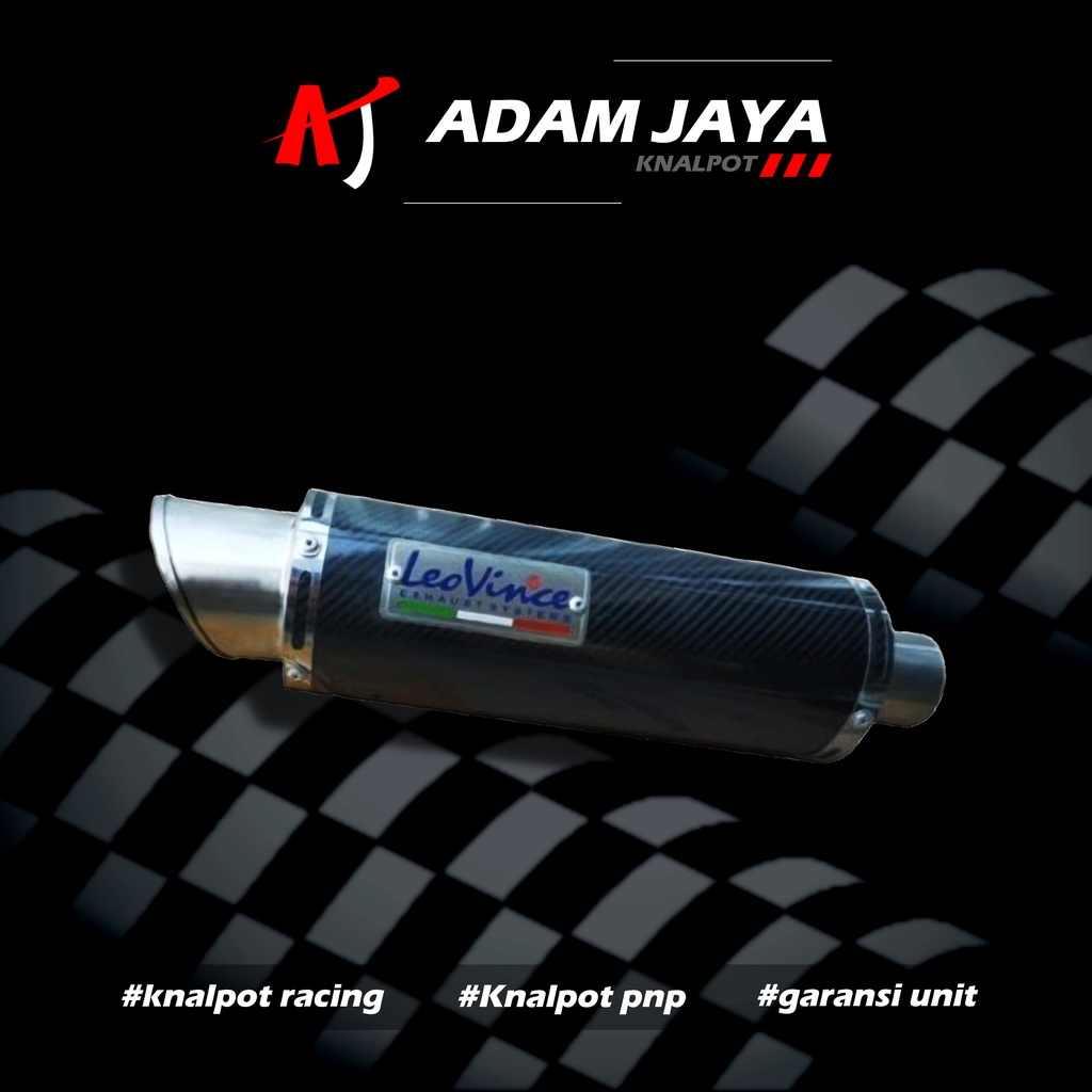 Knalpot Racing LeoVince GP Carbon CBR 150R Satria FU Vixion Old R15 V3 MX KING dll