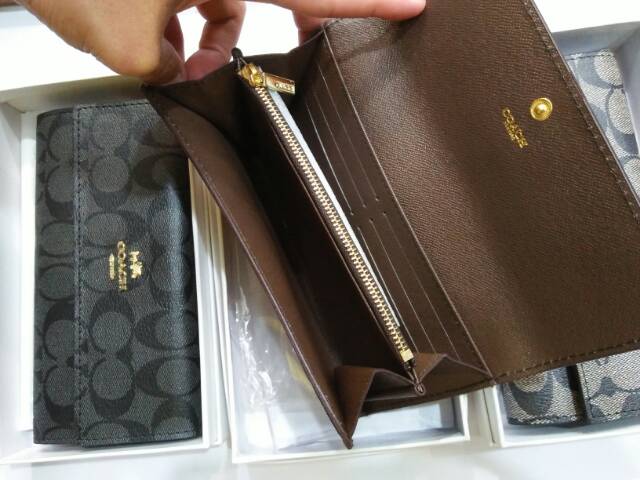 Dompet coach panjang lipat import 61734