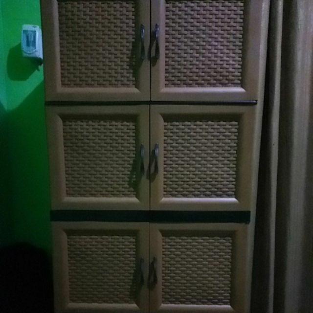 Napolly Lemari Plastik Rotan Crs-mu48d Coklat