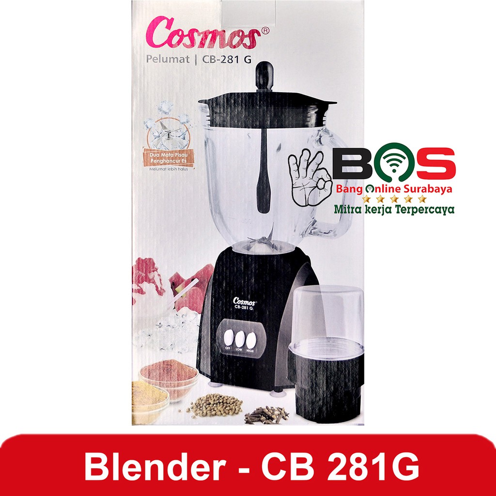 Blender Kaca Cosmos 2 in 1 CB-281G CB 281G CBC281G