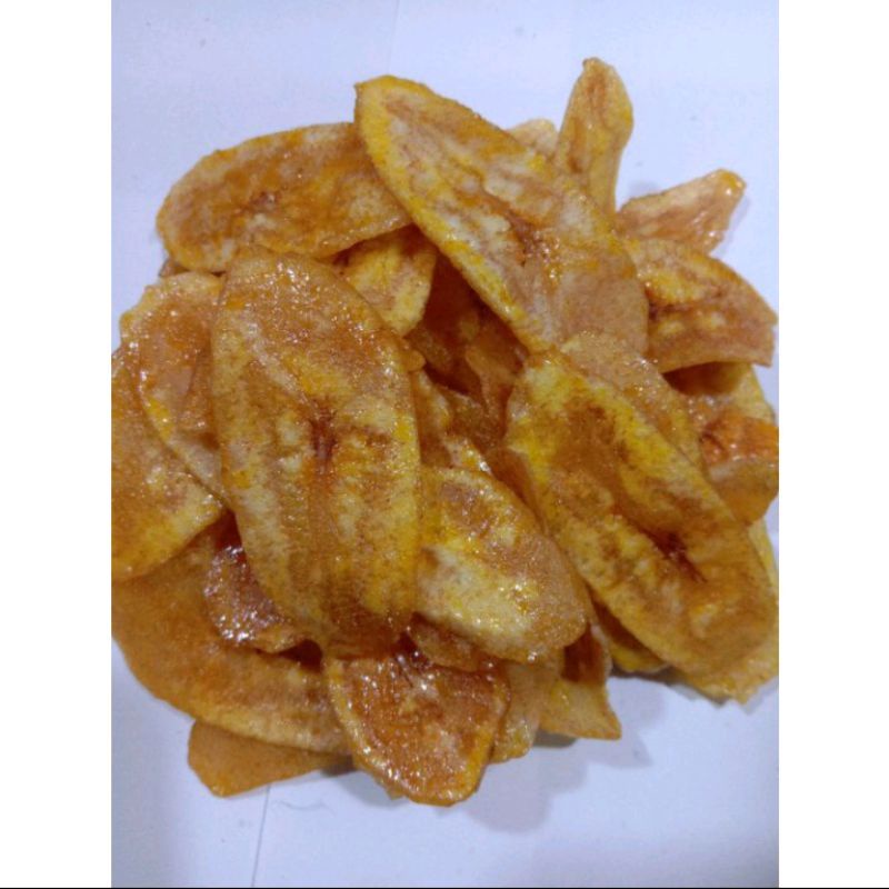 

keripik pisang madu tipis renyah kemasan 250g