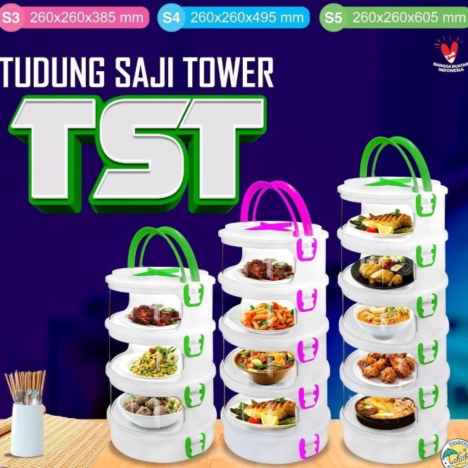 Jual Tabitha Tudung Saji Tower Rak Penyimpanan Makanan Tower Shopee Indonesia