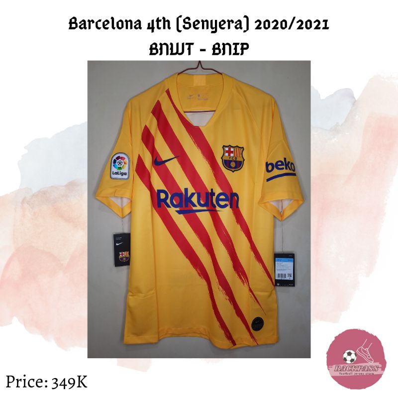 FC Barcelona 4th (Senyera) Original Jersey 2020-21 (BNWT-BNIP)