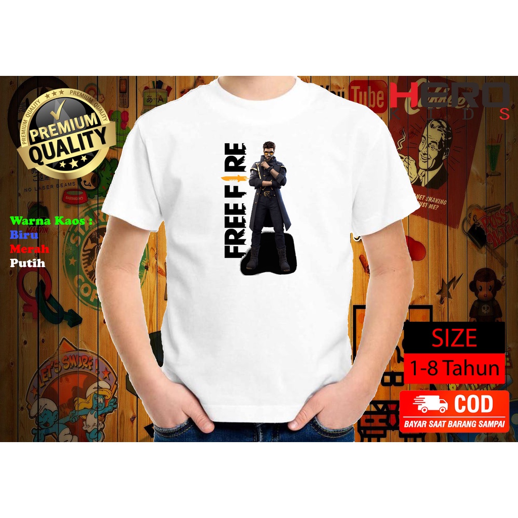 Baju Anak Laki-Laki Free Fire