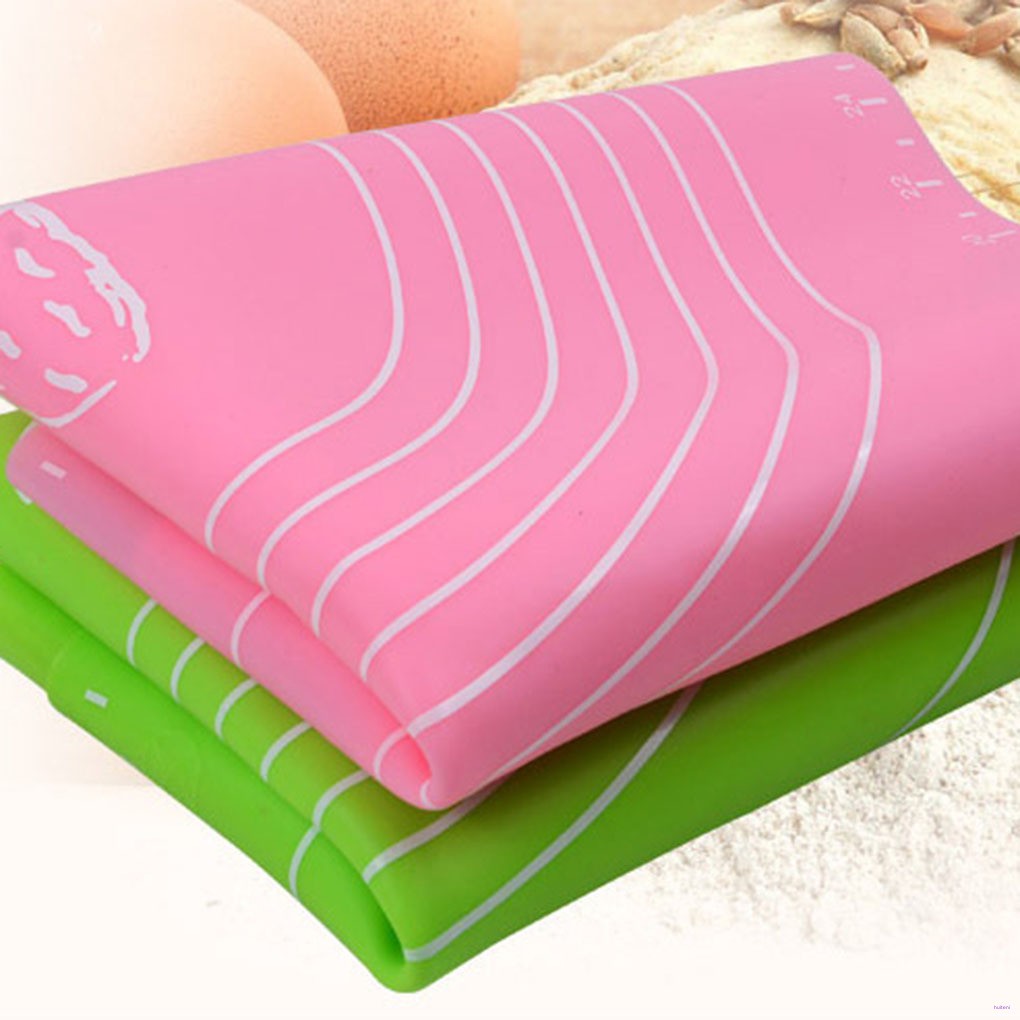 [READY STOCK] Silicone Baking Mat Flour Rolling Scale Mat Kneading Dough Pad Baking Pastry Rolling Mat Bakeware Liners