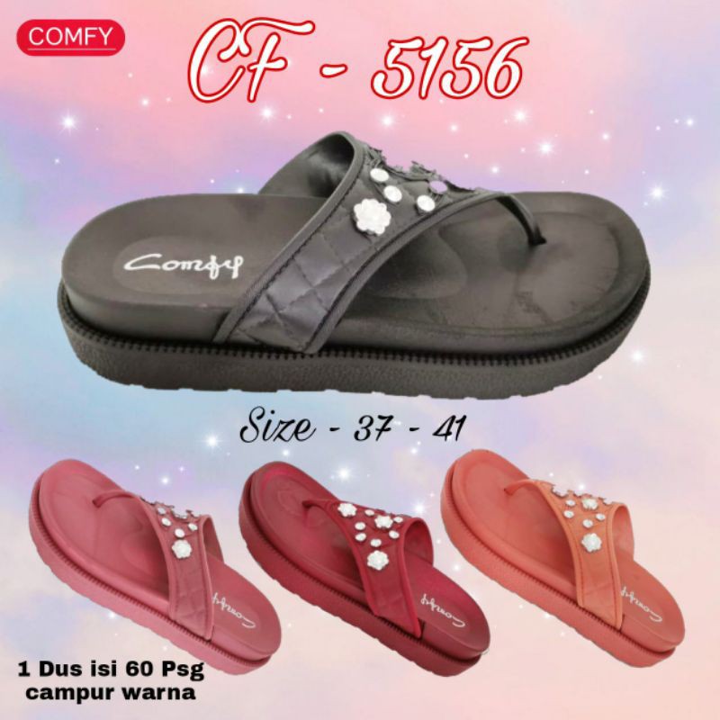 Home-XAVELA Sandal Wedges Fashions Wanita CF 5156