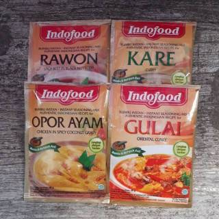  BUMBU  INDOFOOD  45 GR RENDANG OPOR GULAI  RAWON SOTO NASI 