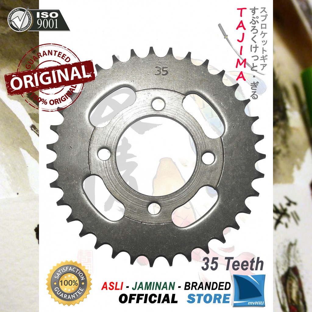 Gigi Tarik 28T ~ 39T HONDA Supra, Supra Fit Lama Gir Belakang - Rear Sprocket Gear TAJIMA