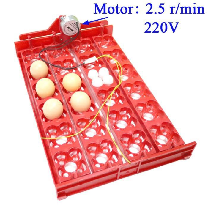 24/96 Egg Tray Motor Rak Pemutar Penetas Telur Mesin Tetas Inkubator