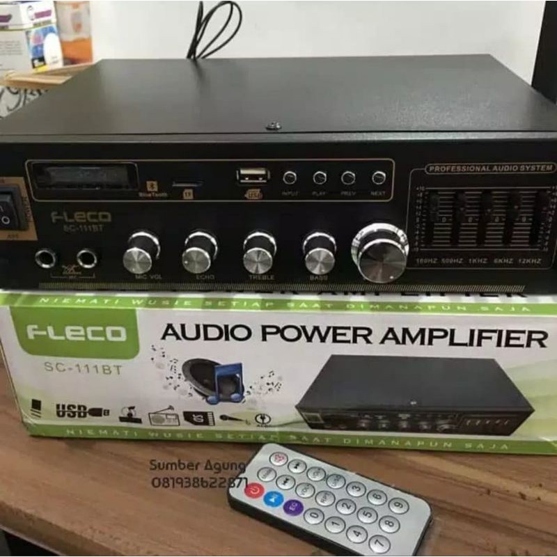 Power Amplifier Original Fleco SC111BT Amplifier Wireless Digital