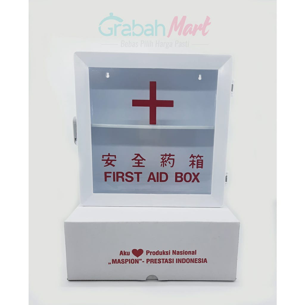 Kotak Obat P3K Dinding Maspion / First Aid Box