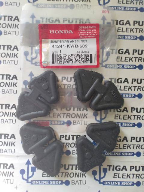 Karet Damper Belakang Rear Wheel Set 41241-KWB-602 Ori Absolute Revo Blade 110 Supra X 125 FI Tromol