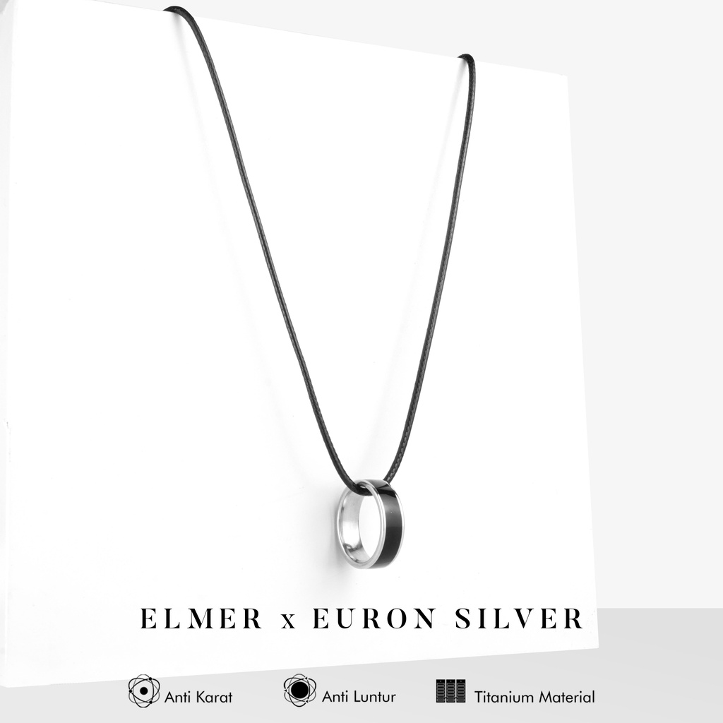 Emrys Elmer x Simple Ring Kalung Couple Pria Wanita