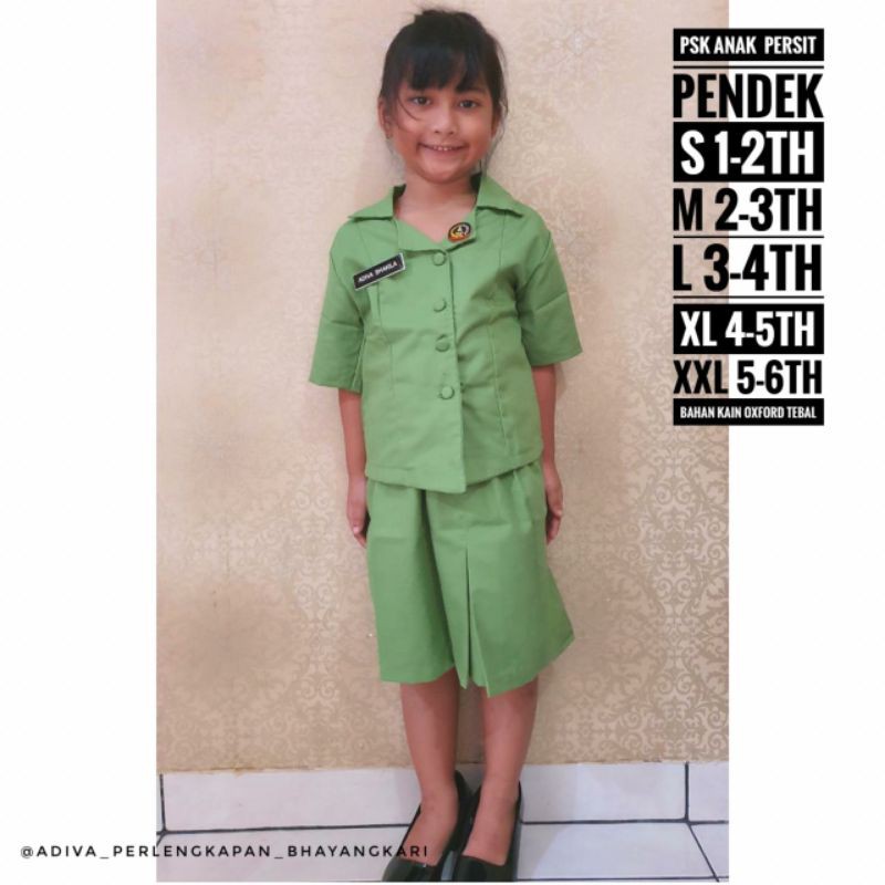 Baju Psk Persit Anak Pendek Shopee Indonesia