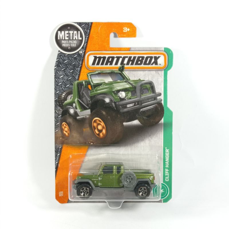 Diecast Matchbox '17 Jeep Gladiator Error Card - Hijau