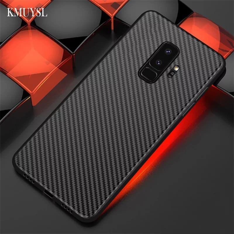 SAMSUNG J6/J6+/J6 PLUS/J7/J7 PRO CASE SOFTCASE SLIM FIT FULL CASE CARBON