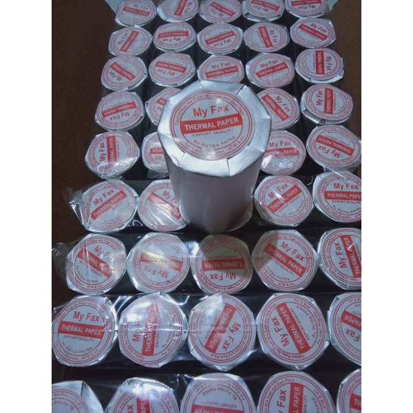 

lkjj KERTAS SETRUK THERMAL UKURAN 80mm x 40mm Paket 10 roll